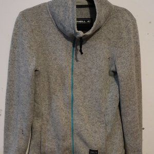 O'Niell Grey Cowl Neck Full Zip